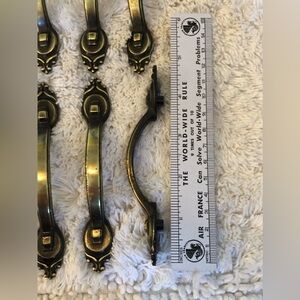 Vintage Amerock cabinet / drawer handle pulls 31 brass 735-1 Patno Amerock